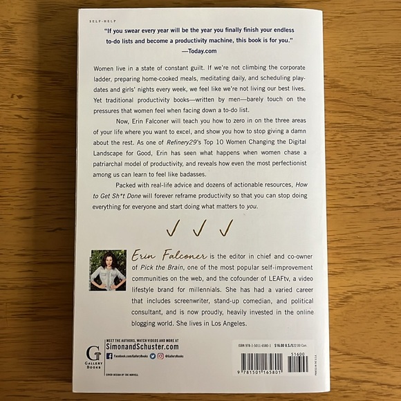 How to Get Sh*t Done by Erin Falconer - Picture 2 of 2